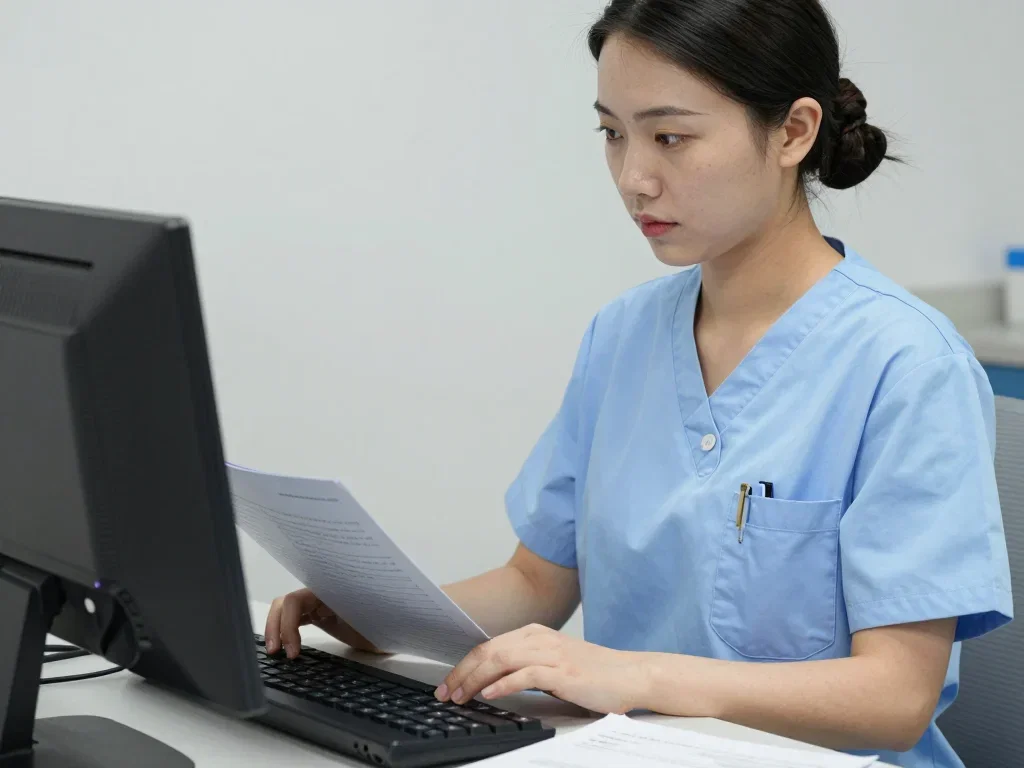 Illustrative patient records intake workflow (Canada)